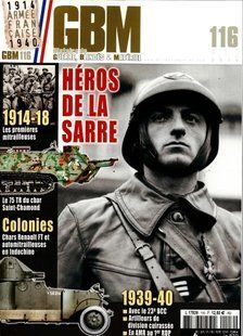 Журнал "GBM - Histoire de Guerre, Blindes and Materiel" №116 Avril-Mai-Juin 2016 (французькою мовою)