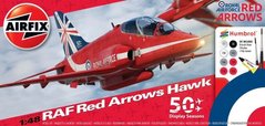 1/48 RAF Red Arrows BAe Hawk 50th Display Season + клей + краска + кисточка (Airfix 50031B) сборная модель
