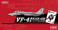 1/72 Літак F-14A Tomcat ескадрилії VF-41 Black Aces, спеціальне видання, лімітний випуск (Great Wall Hobby S-7202), збірна модель