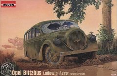 1/72 Opel Blitzbus Ludewig "Aero" (Roden 728) сборная модель