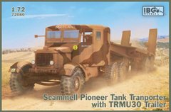 1/72 Танковый тягач Scammell Pioneer с полуприцепом TRMU30 (IBG Models 72080), сборная модель