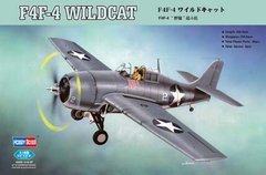 1/48 Grumman F4F-4 Wildcat американский палубный самолет (HobbyBoss 80328) сборная модель