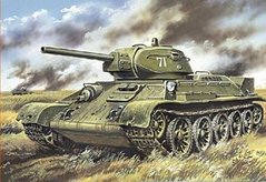 1/72 Т-34/76 зразка 1941 року, радянський середній танк (UniModels UM 329), збірна модель