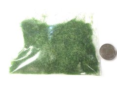 Трава искуственная (флок), микс светлой и зеленой, для макетов/подставок/диорам, высота 2-3 мм (Flock Grass), обьем 10 гр