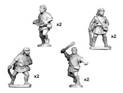 Древние (Ancients) - Spanish Slingers (8) - Crusader Miniatures NS-CM-ANS010