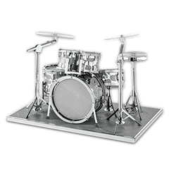 Drum Set, сборная металлическая модель Metal Earth 3D MMS076