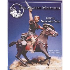 54mm Numonius Vala, Mounted Roman, коллекционная миниатюра, сборная неокрашенная, смола и металл (Time Machine Miniatures)