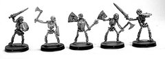 Mirliton Miniatures - Миниатюра 25-28 mm Fantasy - Skeleton Warriors with shield and and mixed weapons - MRLT-UD046