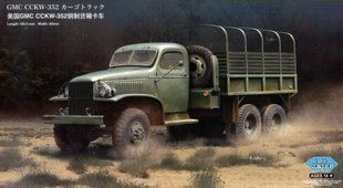 1/35 GMC CCKW-352 Steel Cargo Truck американська вантажівка (HobbyBoss 83831), збірна модель