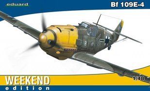 1/48 Messerschmitt Bf-109E-4 германский истребитель - Weekend Edition - (Eduard 84166) сборная модель
