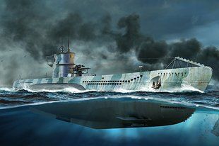 1/144 DKM Type VII-C U-Boat німецький підводний човен (Trumpeter 05912), збірна модель