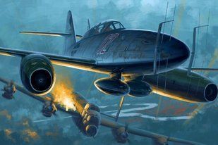 1/48 Messerschmitt Me-262A-1a/U1 германский реактивный самолет (HobbyBoss 80379) сборная масштабная модель