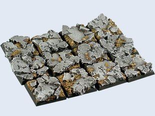 MicroArt Studio Bases - Ruins Bases, 25x25mm (5) - MNART-BB01S02A