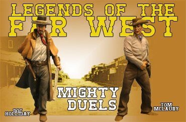 54 мм Mighty Duels KIT2 ( Doc Holliday vs Tom McLaury )