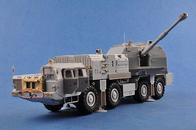 1/35 А-222 Берег 130-мм береговая колесная САУ (Trumpeter 01036) сборная модель