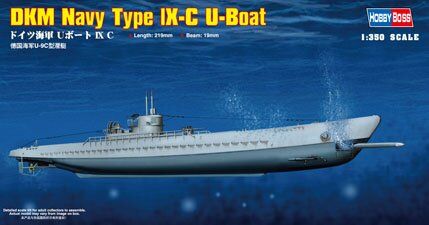 1/350 Type lX-C U-Boat німецький підводний човен (HobbyBoss 83508), збірна модель