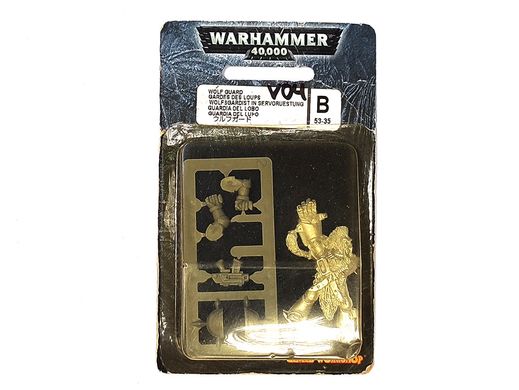 Wolf Guard, version 04, мініатюра Warhammer 40k (Games Workshop 53-35), збірна металева