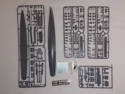 1/350 USS Fletcher DD445 американский эсминец (Tamiya 78012), сборная модель