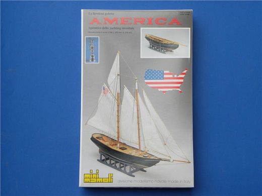 MiniMamoli Крейсерская яхта "Америка" (America) 1:140 мини (MM4)