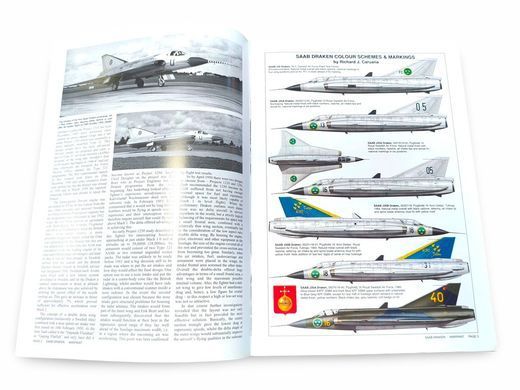 Монографія "Saab Draken. Warpaint Series 80" by Tony Buttler (англійською мовою)