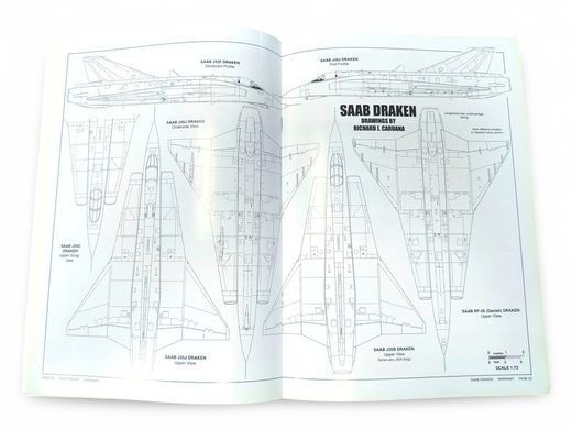 Монографія "Saab Draken. Warpaint Series 80" by Tony Buttler (англійською мовою)