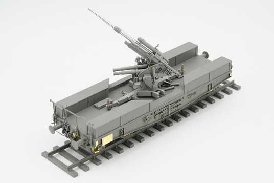 1/35 Німецька 88-мм зенітна гармата Flak-36 на залізничній