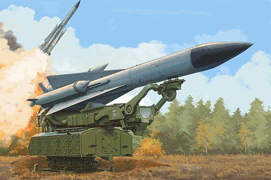 1/35 ЗРК С-200 Ангара зенитно-ракетный комплекс (Trumpeter 09550), сборная модель