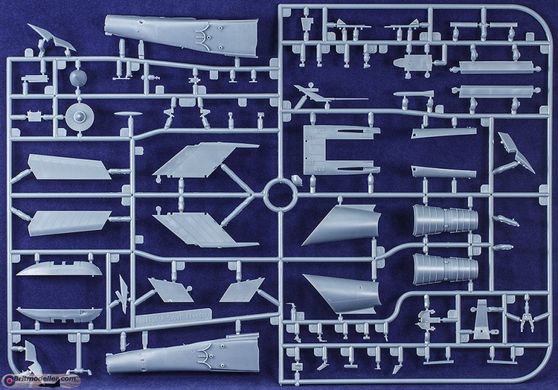 1/48 Dassault-Breguet Super Etendard французький палубний штурмовик (Zimi Model/Kitty Hawk 80138), збірна модель