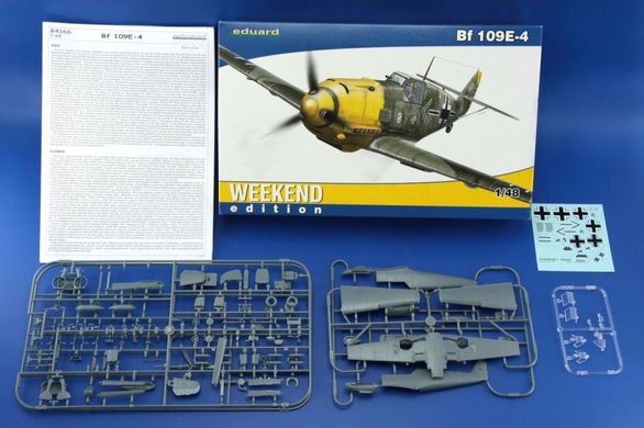 1/48 Messerschmitt Bf-109E-4 германский истребитель - Weekend Edition - (Eduard 84166) сборная модель