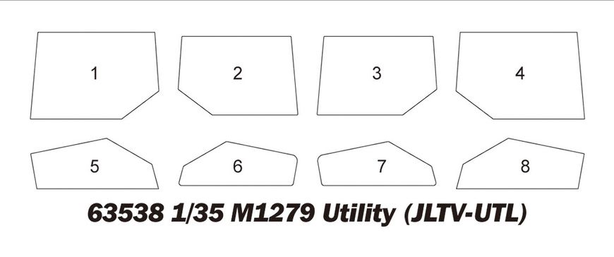 1/35 Бронеавтомобіль JLTV-UTL M1279 Utility (I Love Kit 63538), збірна модель