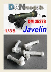 1/35 ПТРК Javelin з блоком прицілу, 4 штуки, смоляні 3D друк (DANmodels DM35278)