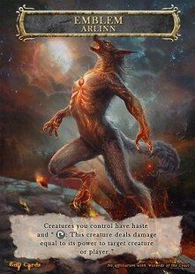 Emblem Arlinn Token Magic: the Gathering (Токен) GnD Cards