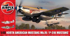1/48 North American P-51K Mustang/Mustang Mk.IV истребитель, 2-в-1 (Airfix 05137) сборная модель