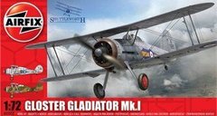 1/72 Gloster Gladiator Mk.I истребитель-биплан (Airfix 02052), сборная модель