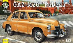 1/72 Автомобіль ГАЗ-М20 Побєда (Military Wheels 7248), збірна модель
