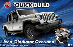 Автомобиль Jeep Gladiator (JT) Overland, LEGO-серия Quick Build (Airfix J6039), простая сборная модель для детей
