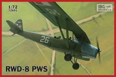 1/72 RWD-8 PWS польский учебно-тренировочный самолет (IBG Models 72501) сборная модель