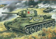 1/72 Т-34/76 зразка 1942 року, радянський середній танк (UniModels UM 330), збірна модель