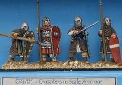 Gripping Beast Miniatures - Knights in scale armour (4) - GRB-CRU01