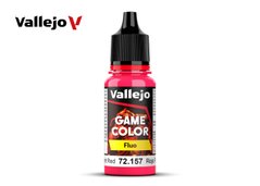 Красный флюоресцентный, 18 мл (Vallejo Game Color 72157 Fluorescent Red) акриловая краска