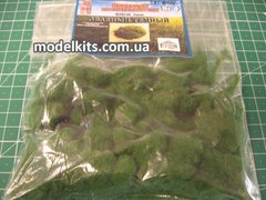 Трава искуственная (флок) для макетов/подставок/диорам 3 мм (зеленый темный №4) Flock Grass, 20 гр (Different Scales 22-604)