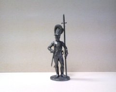 54 мм Унтер-офицер Лейб-гвардии Преображенского полка Россия, 1802-1805 гг., оловянная миниатюра (EK Castings NAP-54)