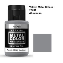Супер металлик алюминий, 32 мл (Vallejo 77701 Metal Color Aluminium) акрил