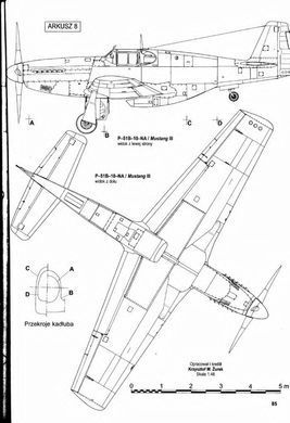 Книга "North American P-51 Mustang, P-82 Twin Mustang. Cz 2. Monografie lotnicze 56" Zbigniew Kolacha, Jacek B. Zurek (польською мовою)
