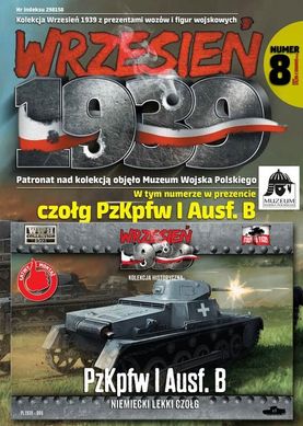 1/72 Pz.Kpfw.I Ausf.B легкий танк + журнал (First To Fight 008) сборка без клея