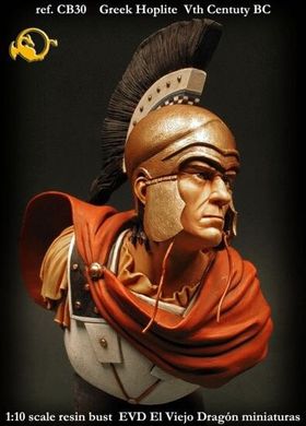 1:10 Greek Hoplite. V th Century BC, бюст