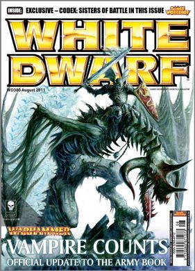 Журнал "White Dwarf" WD380 8/2011 August. Журнал від Games Workshop про Warhammer (англійською мовою)