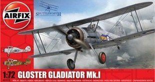 1/72 Gloster Gladiator Mk.I винищувач-біплан (Airfix 02052), збірна модель