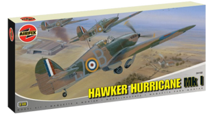 1/48 Hawker Hurricane Mk.I английский истребитель (Airfix 04102) сборная модель