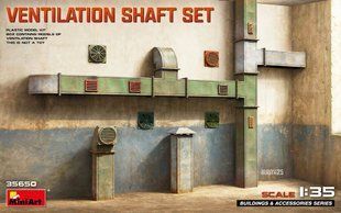 1/35 Набір вентиляційних шахт (Miniart 35650 Ventilation Shaft Set), збірні пластикові